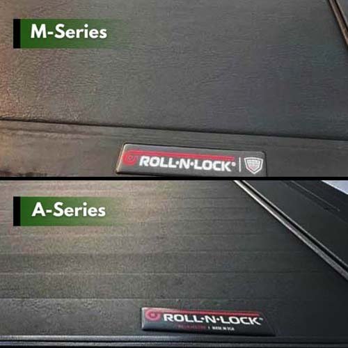 Roll-N-Lock A-Series vs M-Series tonneau cover comparison side by side