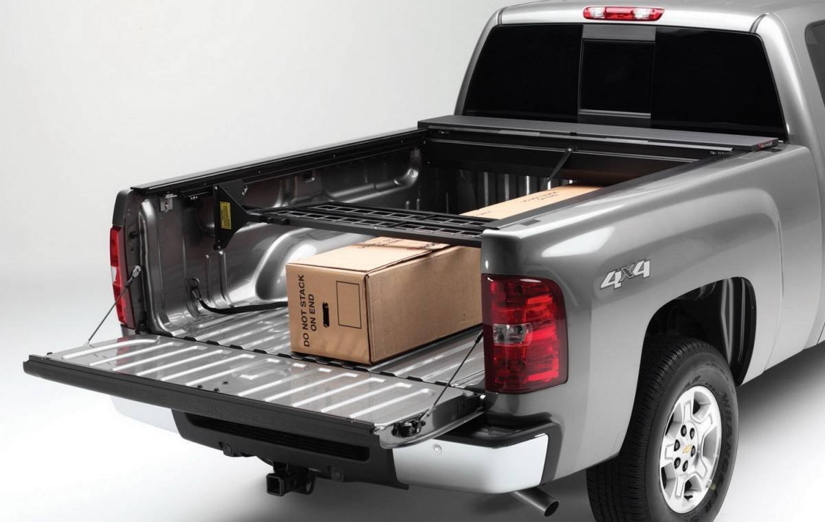Roll-N-Lock Cargo Manager truck bed divider organizing tools and equipment