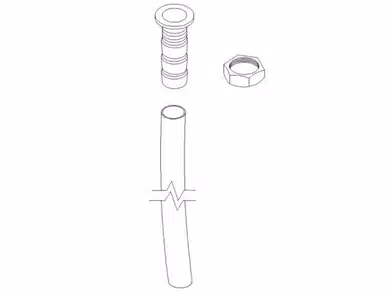 Standard Roll N Lock Drain Tube Assembly